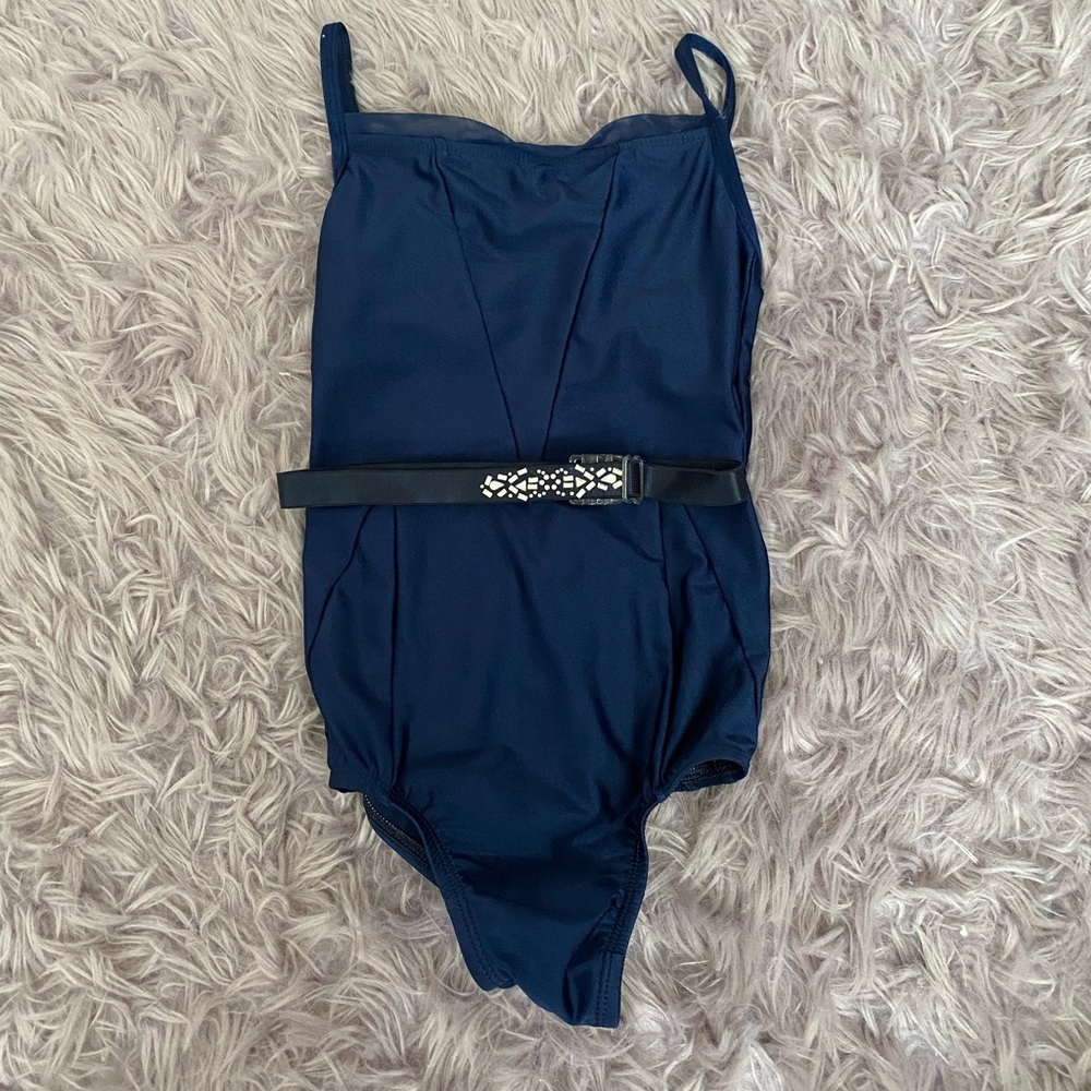 Suffolk navy leotard